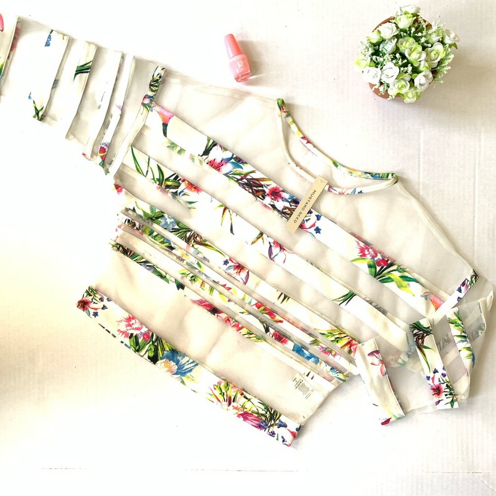 Floral Sheer Blouse